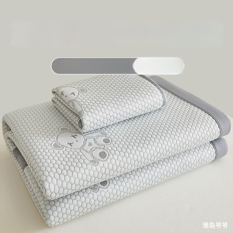 Összecsukható hűtő matrac Ice Silk anyagból, viszkóz szál, jacquard szövés, gépi mosás, nyári használatra