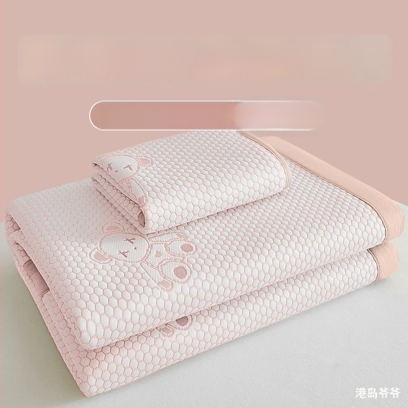 Összecsukható hűtő matrac Ice Silk anyagból, viszkóz szál, jacquard szövés, gépi mosás, nyári használatra