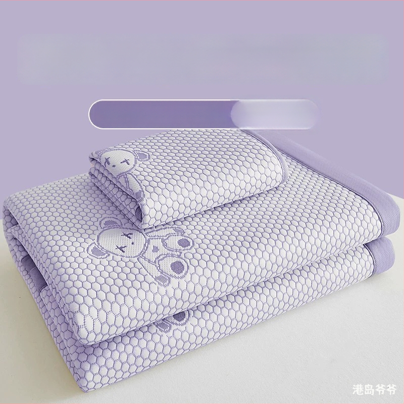 Összecsukható hűtő matrac Ice Silk anyagból, viszkóz szál, jacquard szövés, gépi mosás, nyári használatra