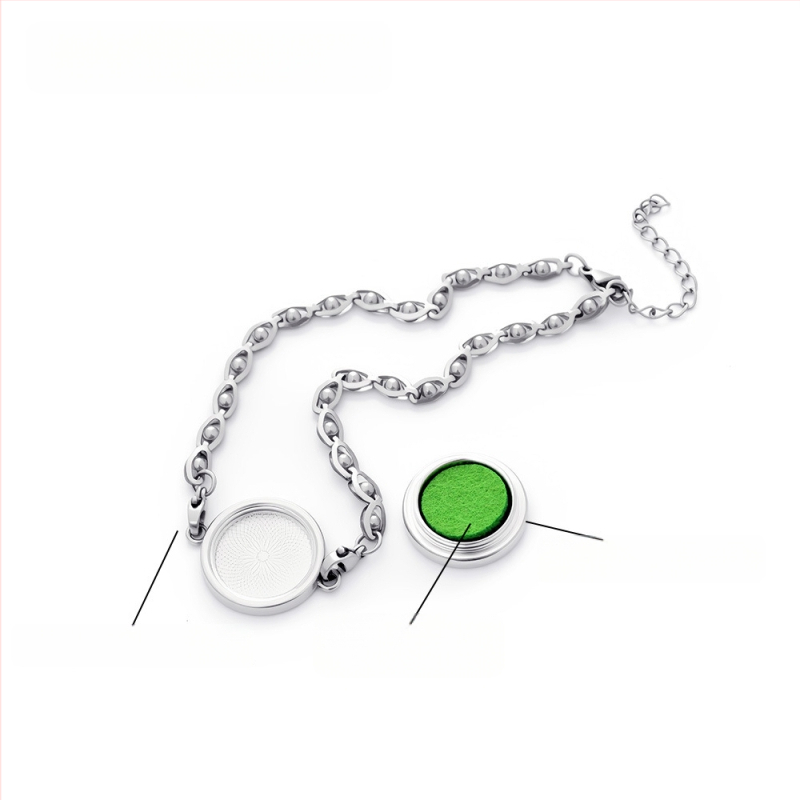 Sakausėjimo apyrankė čiurnai, lapų formos, eterinio aliejaus difuzorius, reguliuojama, uodų repelentas