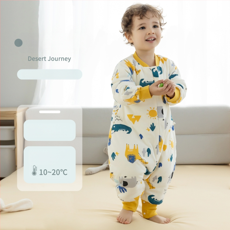 1–3 éves gyermekek számára hálózsák, vastag pamut anyag 95%+, belső rész pamut 95%+, töltet poliészter, levehető ujjak, rajzfilm mintázat, téli, tavaszi és őszi időszakra