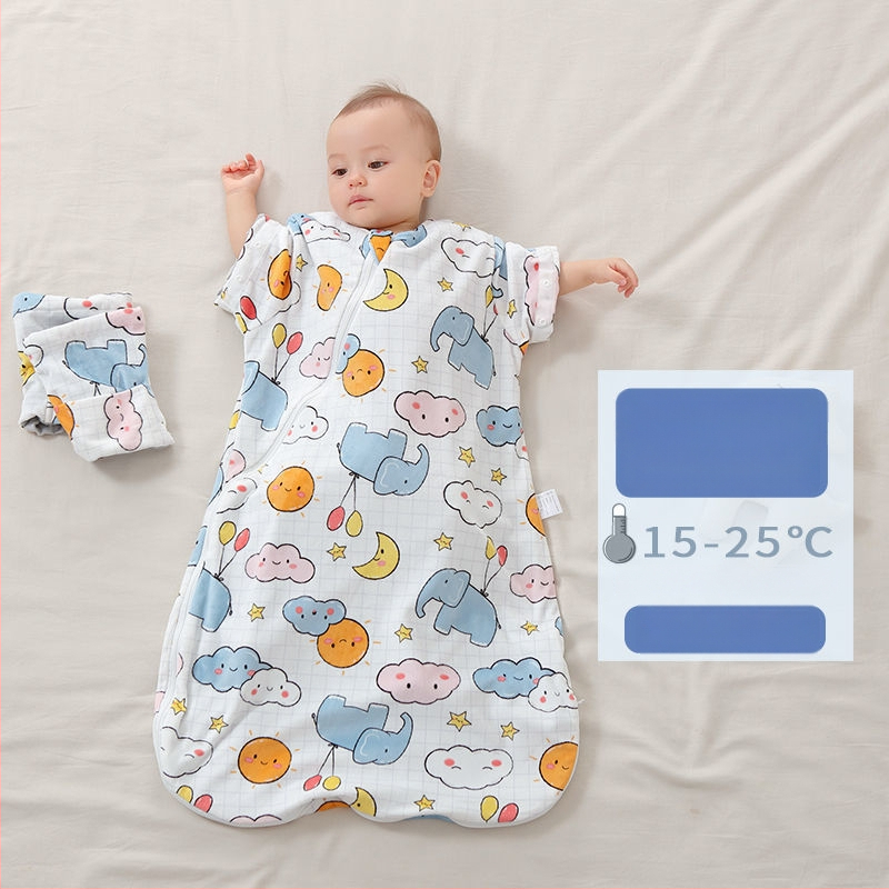 Baba alvózsák, egyrészes hálóruha, pamut anyag, poliészter töltet, vastag kialakítás