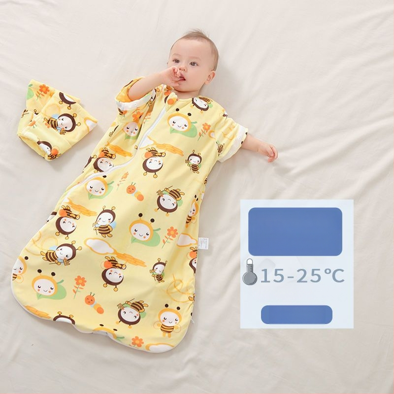 Baba alvózsák, egyrészes hálóruha, pamut anyag, poliészter töltet, vastag kialakítás