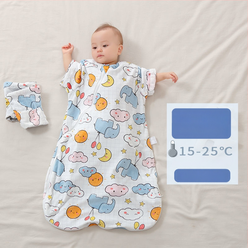 Baba alvózsák, egyrészes hálóruha, pamut anyag, poliészter töltet, vastag kialakítás