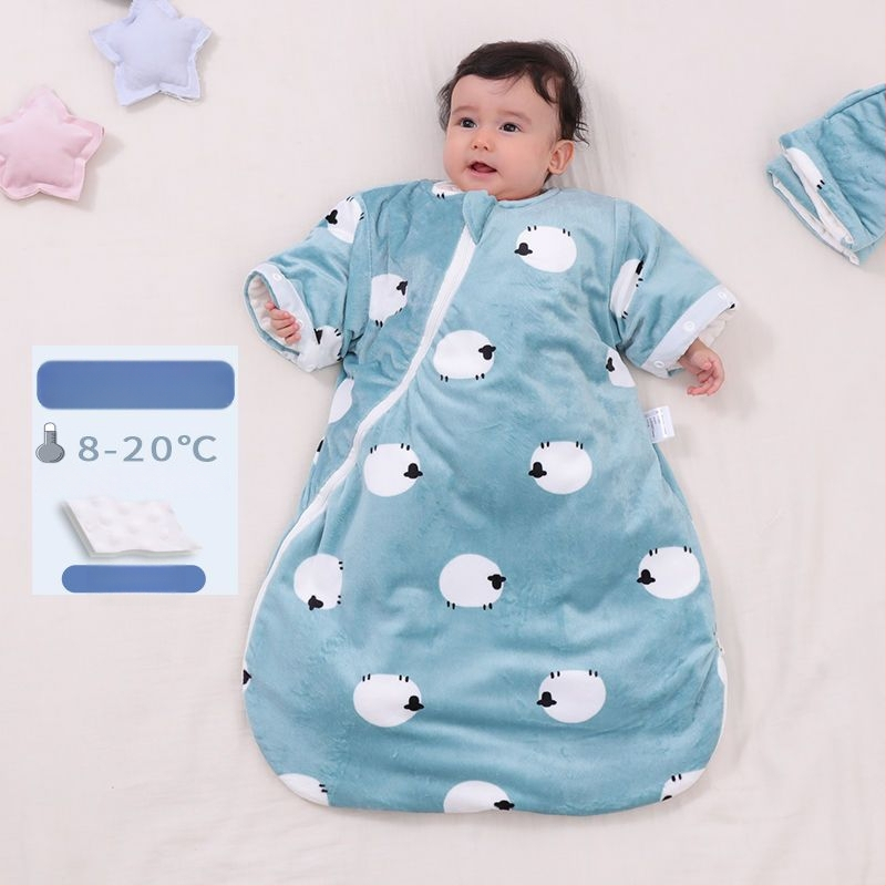 Baba alvózsák, egyrészes hálóruha, pamut anyag, poliészter töltet, vastag kialakítás