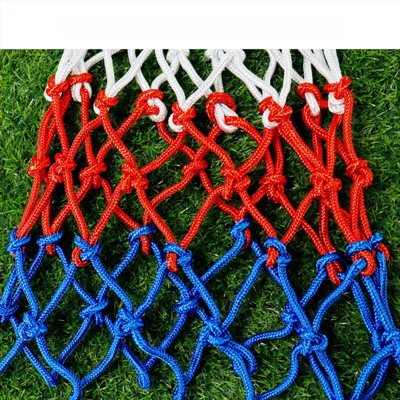 Krepšinio tinklas – nailonas, trispalvis audinys, svoris 0,3 kg, Hengfeng Ruichuang prekės ženklas, pritaikoma, tinkama vidiniam ir lauko žaidimams