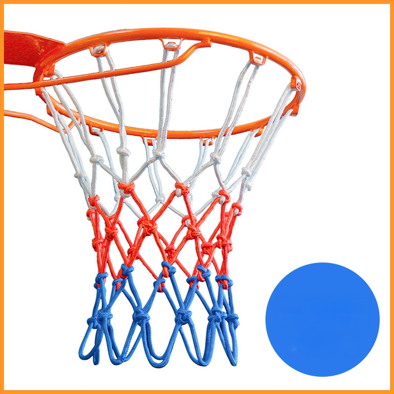 Krepšinio tinklas – nailonas, trispalvis audinys, svoris 0,3 kg, Hengfeng Ruichuang prekės ženklas, pritaikoma, tinkama vidiniam ir lauko žaidimams