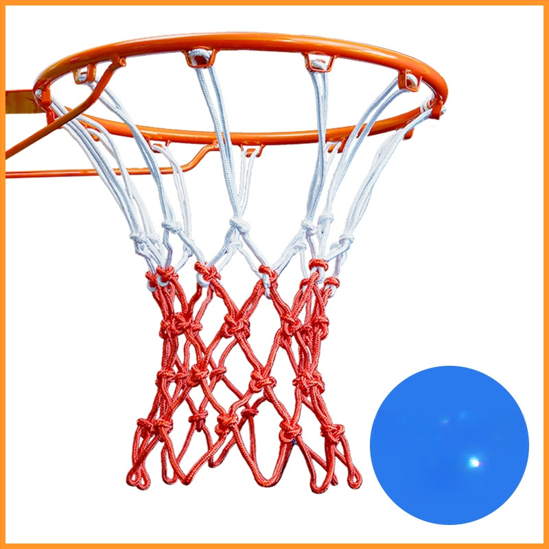 Krepšinio tinklas – nailonas, trispalvis audinys, svoris 0,3 kg, Hengfeng Ruichuang prekės ženklas, pritaikoma, tinkama vidiniam ir lauko žaidimams