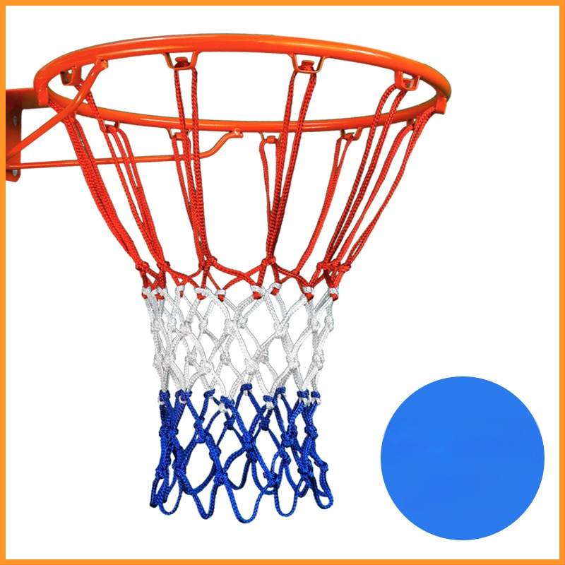 Krepšinio tinklas – nailonas, trispalvis audinys, svoris 0,3 kg, Hengfeng Ruichuang prekės ženklas, pritaikoma, tinkama vidiniam ir lauko žaidimams