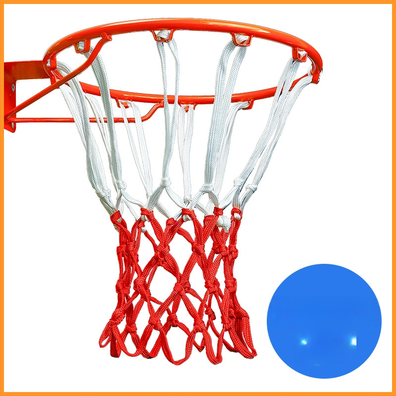 Krepšinio tinklas – nailonas, trispalvis audinys, svoris 0,3 kg, Hengfeng Ruichuang prekės ženklas, pritaikoma, tinkama vidiniam ir lauko žaidimams