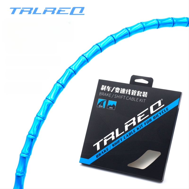 TRLREQ алуминиеви кабелни калъфи за планински велосипед: комплект за спиране и превключване