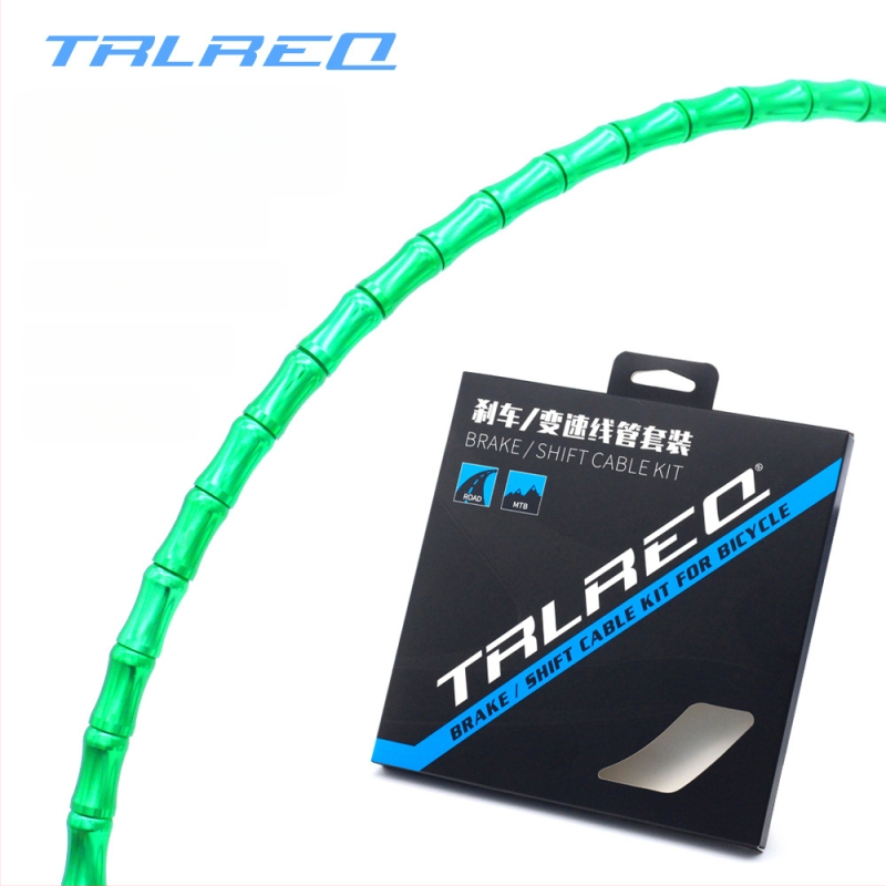 TRLREQ алуминиеви кабелни калъфи за планински велосипед: комплект за спиране и превключване