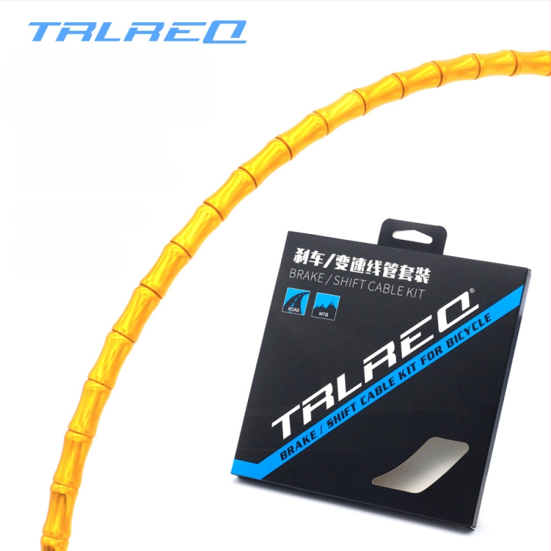 TRLREQ алуминиеви кабелни калъфи за планински велосипед: комплект за спиране и превключване