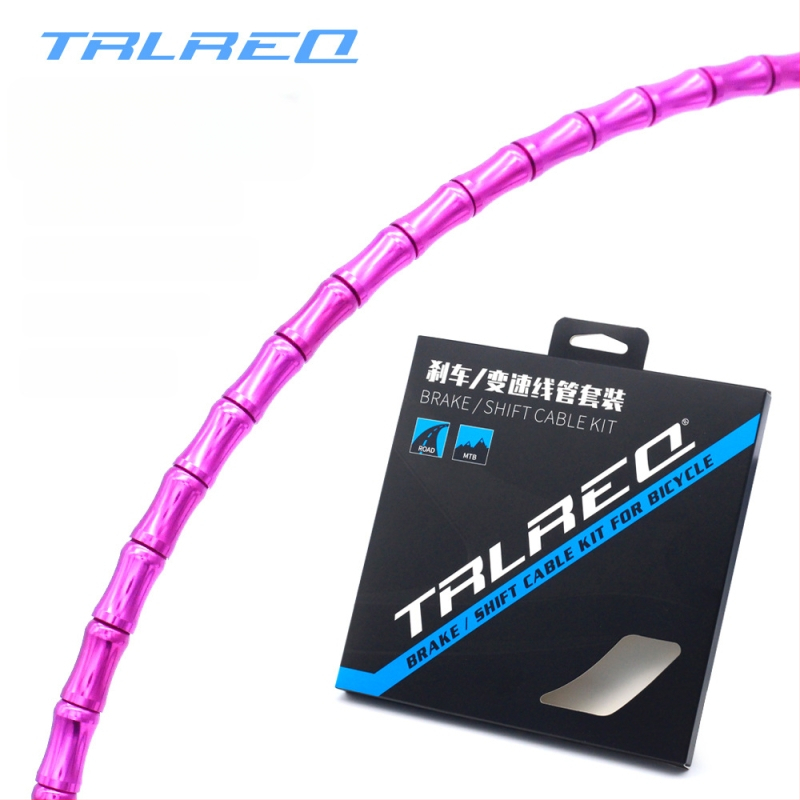 TRLREQ алуминиеви кабелни калъфи за планински велосипед: комплект за спиране и превключване