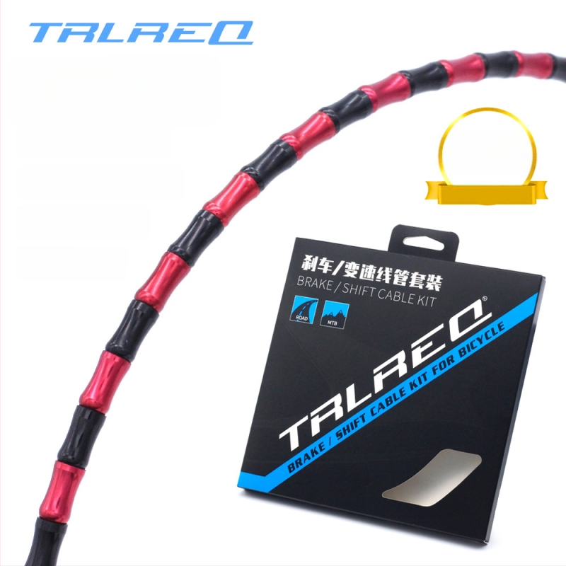 TRLREQ алуминиеви кабелни калъфи за планински велосипед: комплект за спиране и превключване