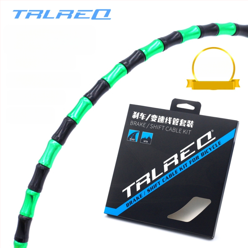 TRLREQ алуминиеви кабелни калъфи за планински велосипед: комплект за спиране и превключване
