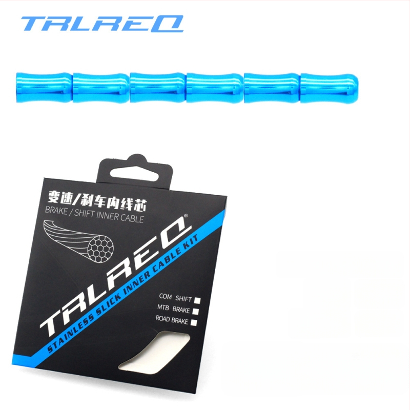 TRLREQ алуминиеви кабелни калъфи за планински велосипед: комплект за спиране и превключване