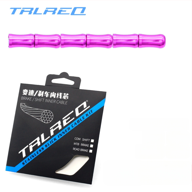 TRLREQ алуминиеви кабелни калъфи за планински велосипед: комплект за спиране и превключване