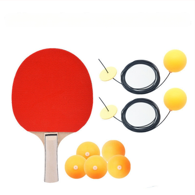 Rippuv laua-tennis treener - üksikmängija iseseisev treeningseade, PP-materjal, hõljuv treeningpall silmade treenimiseks lastele