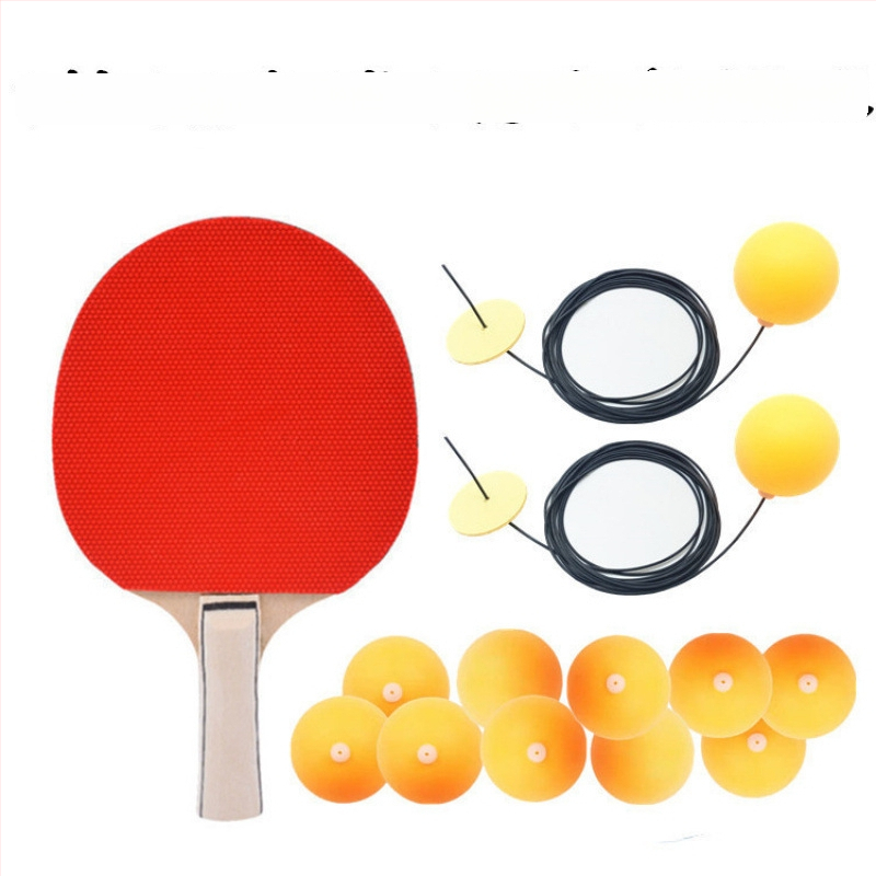 Rippuv laua-tennis treener - üksikmängija iseseisev treeningseade, PP-materjal, hõljuv treeningpall silmade treenimiseks lastele