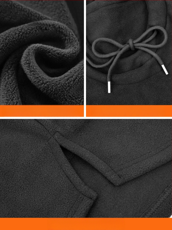 Motociklo šalmo vidinė kepurėlė — polar fleece dviračių kaukė, vėjo atspari, šilta šaltam orui, greitai džiūsta