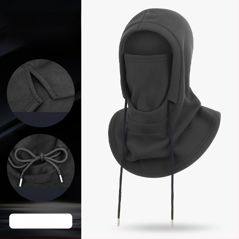 Motociklo šalmo vidinė kepurėlė — polar fleece dviračių kaukė, vėjo atspari, šilta šaltam orui, greitai džiūsta