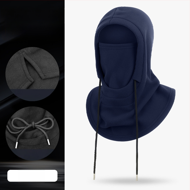 Motociklo šalmo vidinė kepurėlė — polar fleece dviračių kaukė, vėjo atspari, šilta šaltam orui, greitai džiūsta