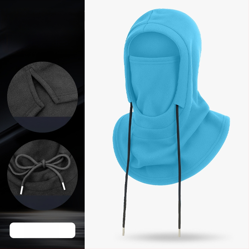 Motociklo šalmo vidinė kepurėlė — polar fleece dviračių kaukė, vėjo atspari, šilta šaltam orui, greitai džiūsta