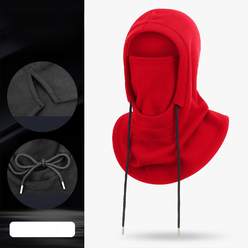 Motociklo šalmo vidinė kepurėlė — polar fleece dviračių kaukė, vėjo atspari, šilta šaltam orui, greitai džiūsta