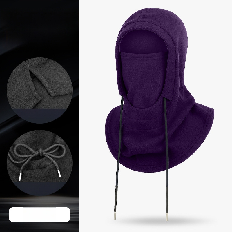 Motociklo šalmo vidinė kepurėlė — polar fleece dviračių kaukė, vėjo atspari, šilta šaltam orui, greitai džiūsta