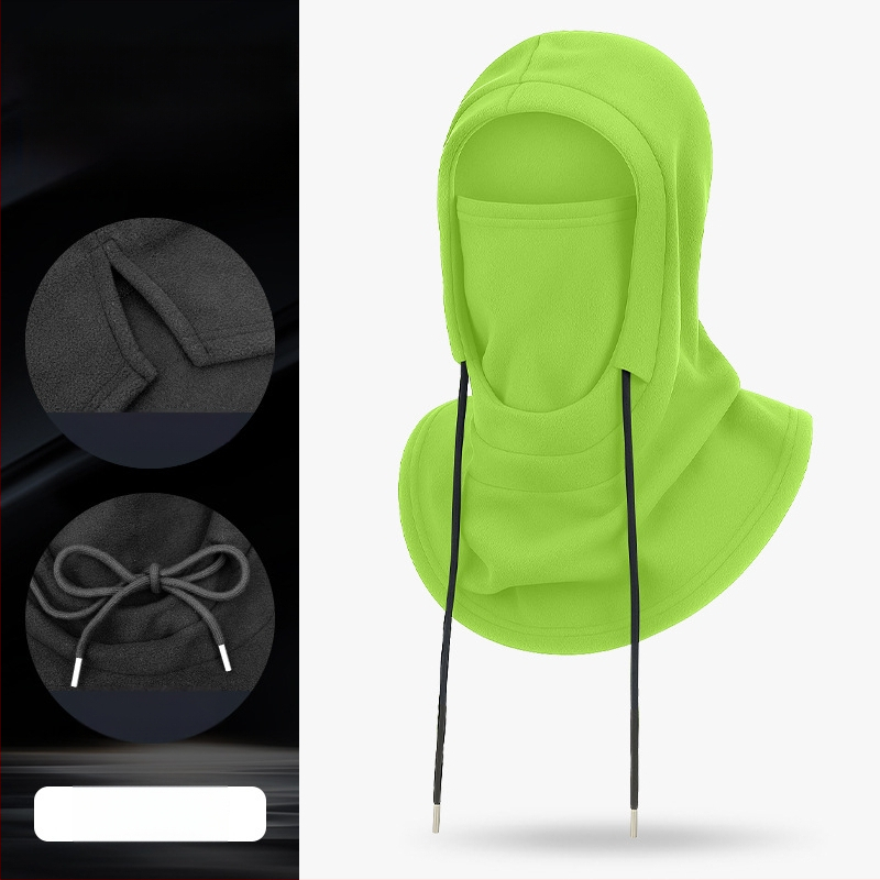 Motociklo šalmo vidinė kepurėlė — polar fleece dviračių kaukė, vėjo atspari, šilta šaltam orui, greitai džiūsta