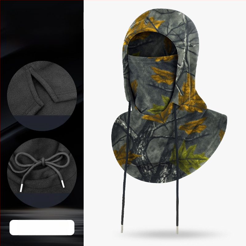 Motociklo šalmo vidinė kepurėlė — polar fleece dviračių kaukė, vėjo atspari, šilta šaltam orui, greitai džiūsta