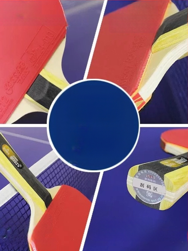 Dhs stalo teniso raketė — gryna mediena, klijus atspari guma, horizontinis smūgis, vienas komplektas