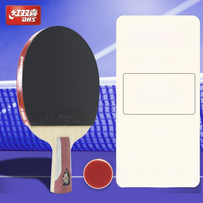 Dhs stalo teniso raketė — gryna mediena, klijus atspari guma, horizontinis smūgis, vienas komplektas