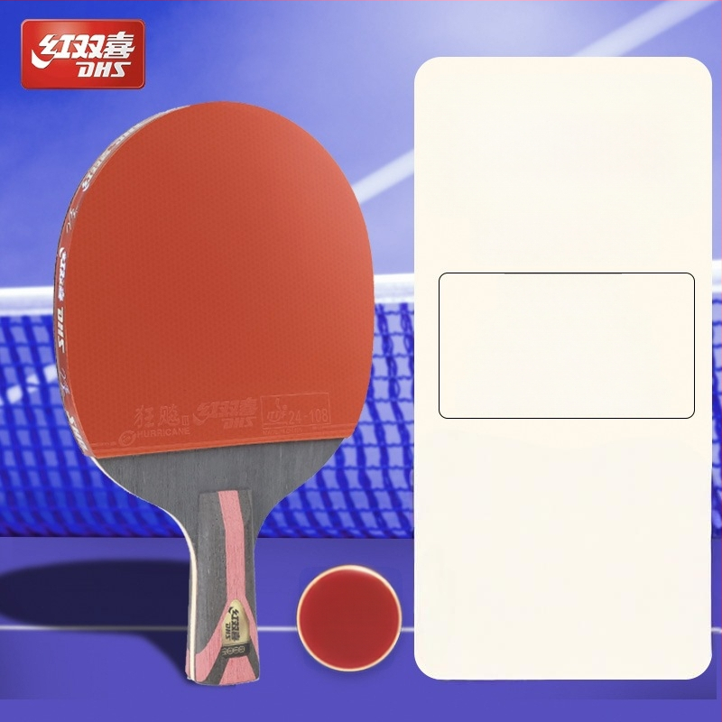 Dhs stalo teniso raketė — gryna mediena, klijus atspari guma, horizontinis smūgis, vienas komplektas