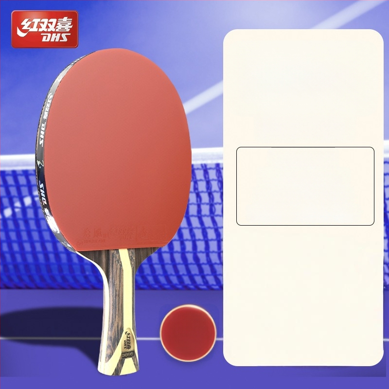 Dhs stalo teniso raketė — gryna mediena, klijus atspari guma, horizontinis smūgis, vienas komplektas