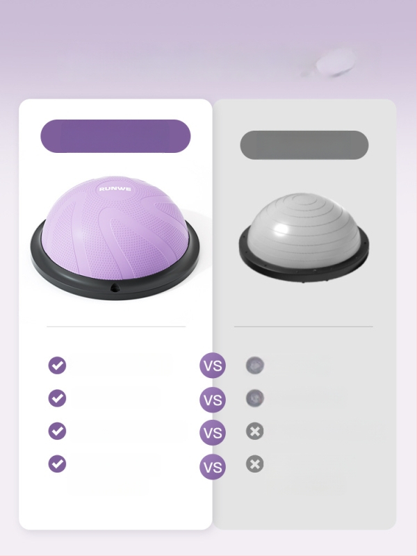 Longway Wave Speed Ball - pripučiama PVC fitneso kamuolys namų naudojimui, Pilates ir pusiausvyros treniruotėms, 5 kg