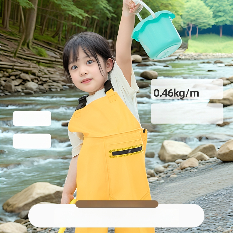 Vaikų atsparūs vandeniui žvejybos drabužiai su vienos dalies waders, unisex, vasara–ruduo, audinys 20213