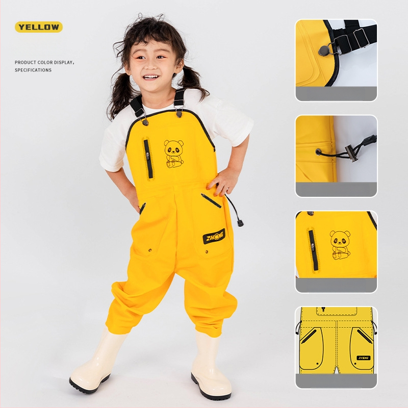 Vaikų atsparūs vandeniui žvejybos drabužiai su vienos dalies waders, unisex, vasara–ruduo, audinys 20213