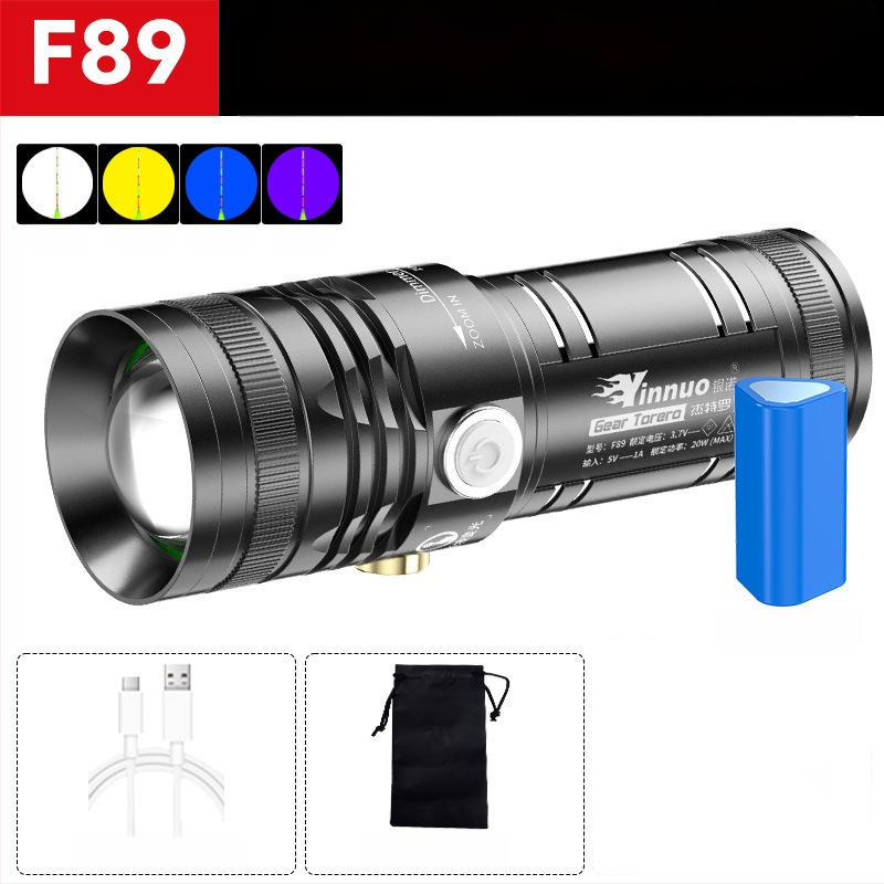 Yinnuo επαναφορτιζόμενος LED λαμπτήρας νυχτερινού ψαρέματος