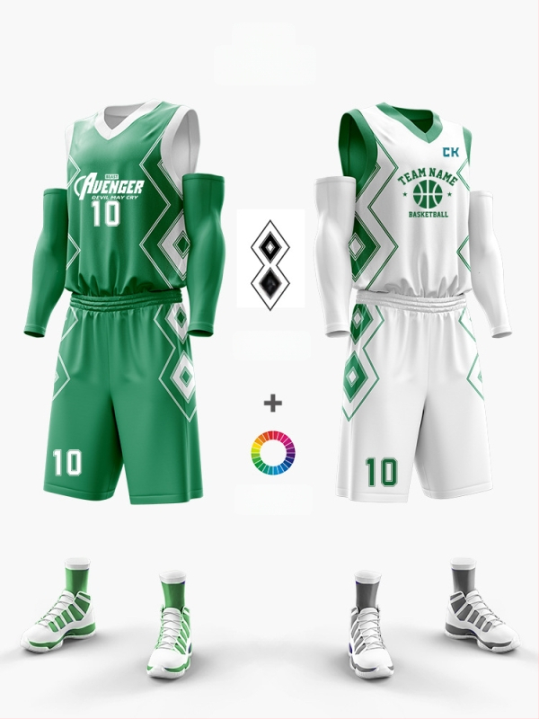 Korvpalliriietuse komplekt kahepoolsest digitaalsest trükist, unisex, suvi, varrukateta, V-kaelus, kiire kuivamine, hingav