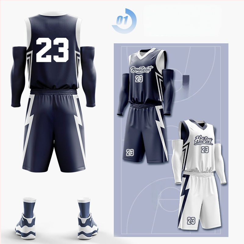 Korvpalliriietuse komplekt kahepoolsest digitaalsest trükist, unisex, suvi, varrukateta, V-kaelus, kiire kuivamine, hingav