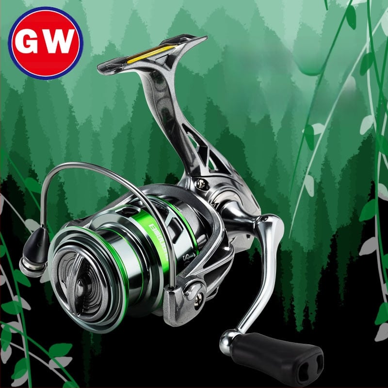 Guangwei sukimą ritė, 8+1 guolių, priekinis stabdys, metalinė spole