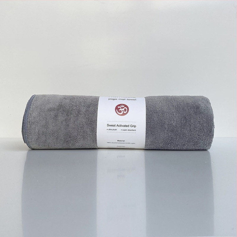 Joga kilimėlio rankšluostis – neslidus, sugeria prakaitą, greitai džiūsta, galima skalbti mašinoje