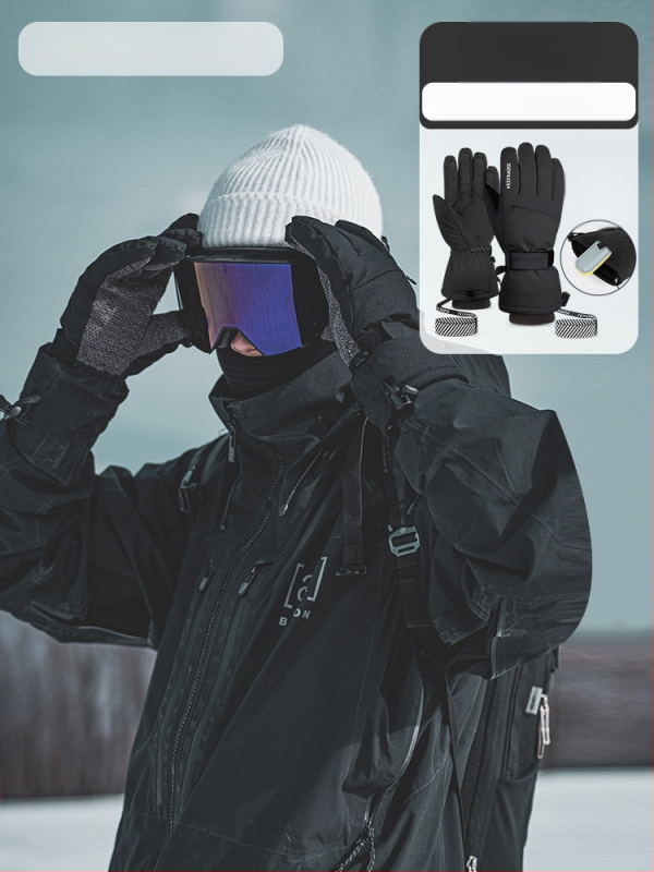 Slēpošanas cimdi no PU materiāla – produkta kods 001