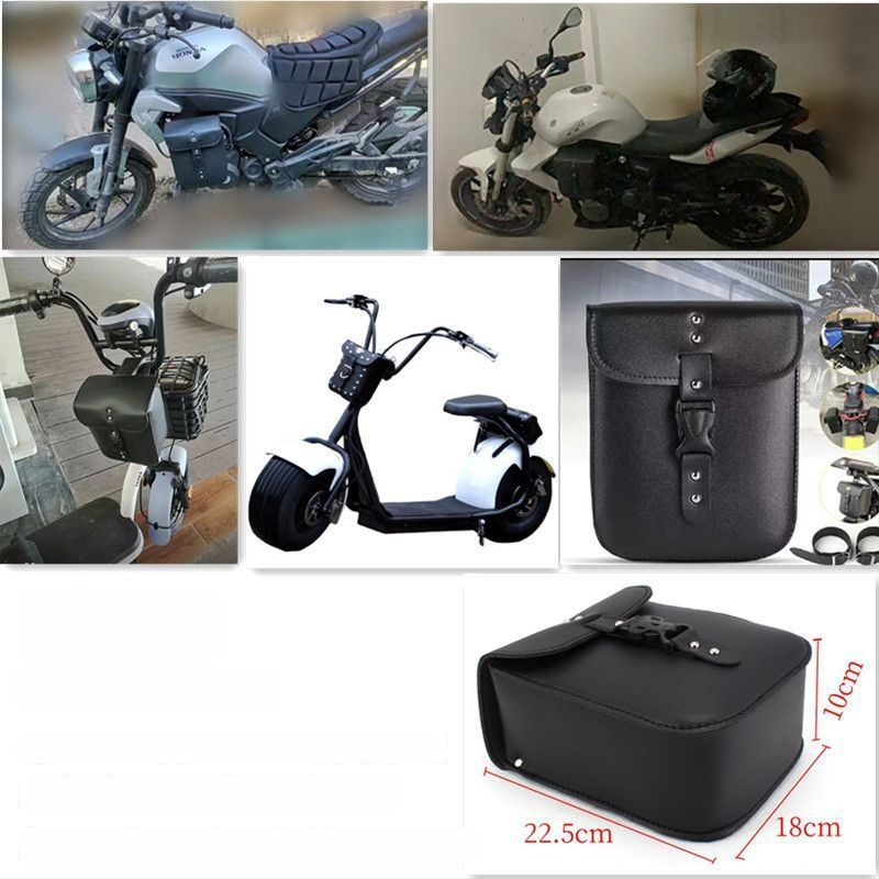 Мотоциклетна чанта за инструменти — полиестерна универсална окачваща чанта за предна част, чанта за велосипед