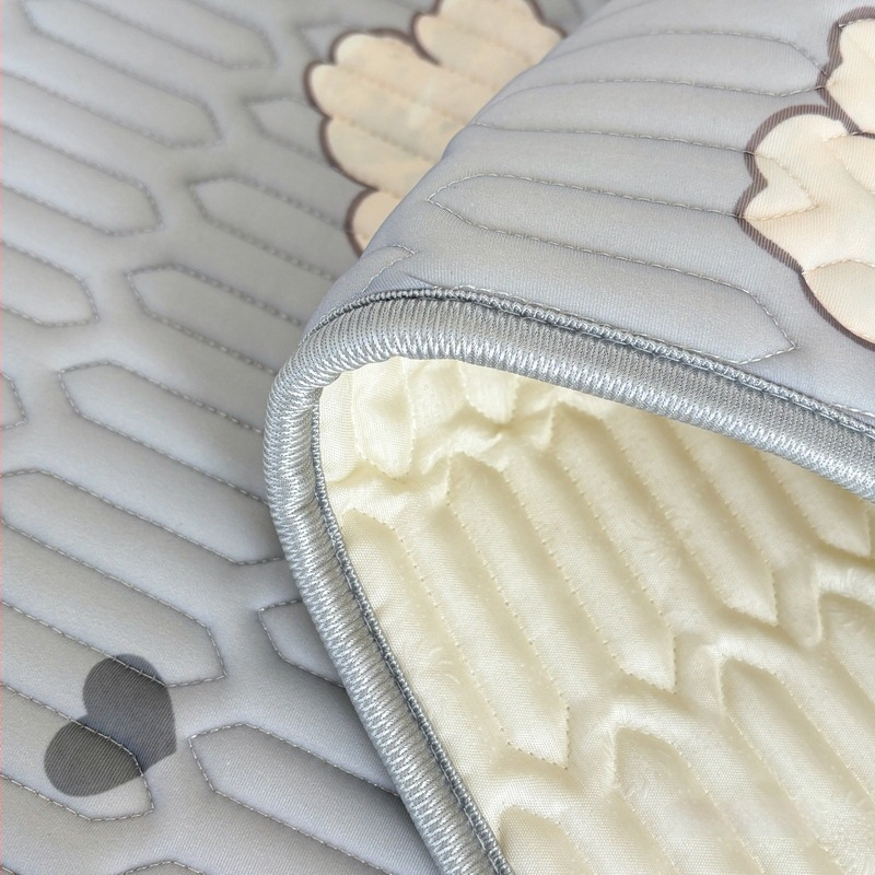 Trys dalių vėsinantis latex čiužinio rinkinys su spauda danga, sulankstomas bendrabutyje