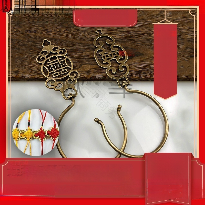 Ming Qing stiliaus lovos užuolaidos kabliukas, vienas kabliukas, šiuolaikinis minimalistinis stilius, apkrova 1–3 kg