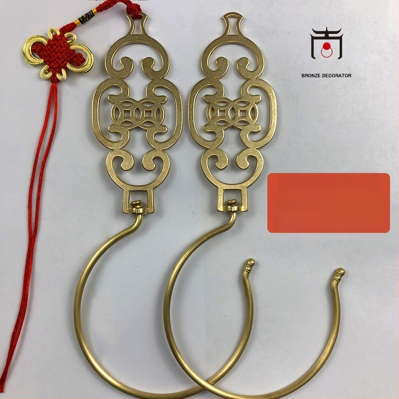 Ming Qing stiliaus lovos užuolaidos kabliukas, vienas kabliukas, šiuolaikinis minimalistinis stilius, apkrova 1–3 kg