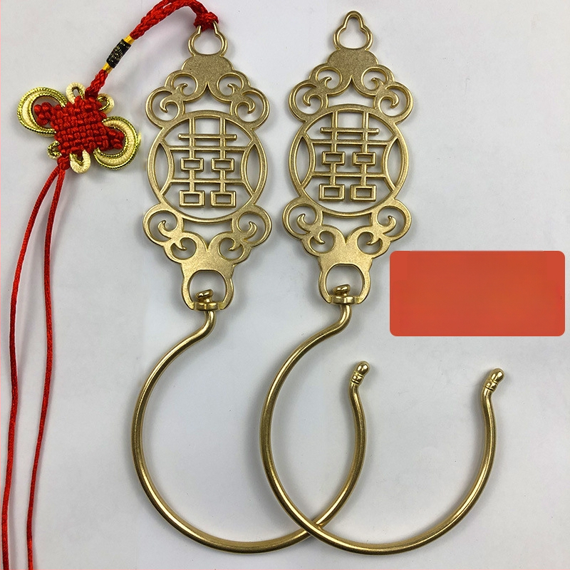 Ming Qing stiliaus lovos užuolaidos kabliukas, vienas kabliukas, šiuolaikinis minimalistinis stilius, apkrova 1–3 kg